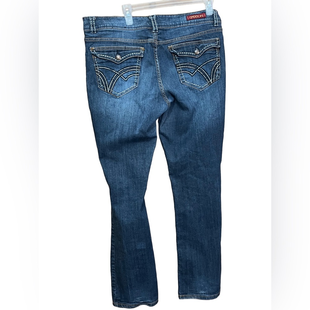 Vintage 80s Sassoon Ooh La La Jeans Women’s 14 Denim Embroidered Flap Pockets